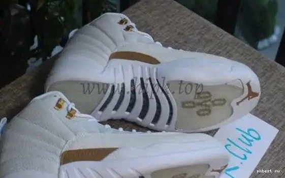 Authentic Air （Nike Release pairs） Version White Jordan 12 OVO 0502